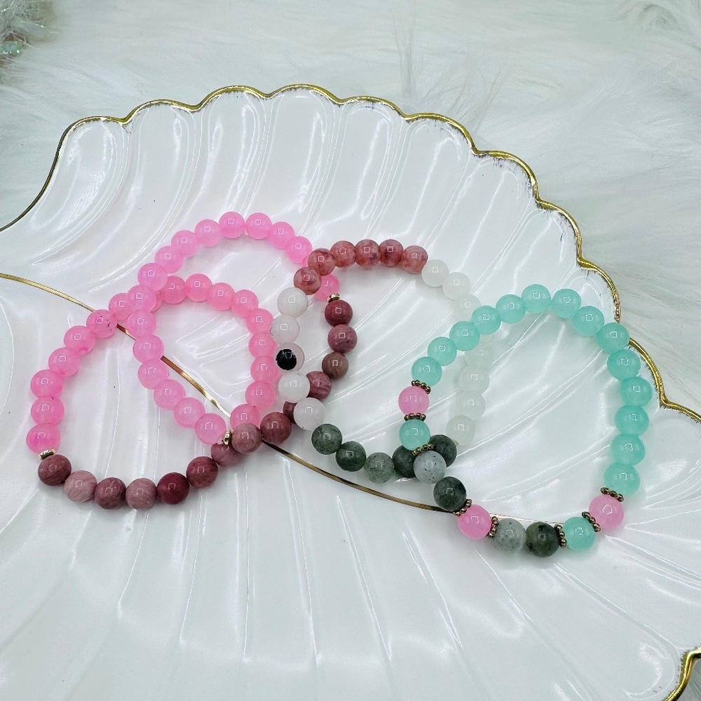 8mm Beaded Bracelets Bundle